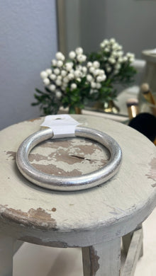 Silver Metal Bangle Bracelet