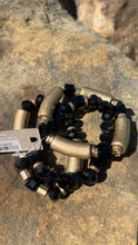 Load image into Gallery viewer, Bermuda Black &amp; Gold Bracelet Set