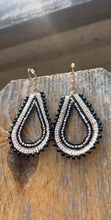 Load image into Gallery viewer, Bali Beaded Open Teardrop Earrings