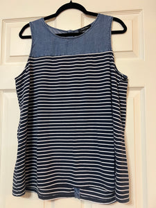 Blue Jean Baby Striped Sleeveless Top