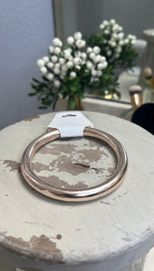 Rose Gold Thin Metal Bracelet