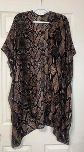 Snake Print Kimono