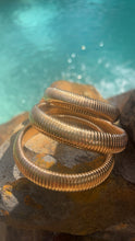 Load image into Gallery viewer, Golden Hour Flex Snake Bangle Bracelet