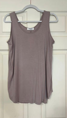 Ash Mocha Butter Soft Everyday Basics Tank