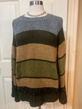 Load image into Gallery viewer, Pebbled Neutrals Color Block Balloon Sleeve Sweater