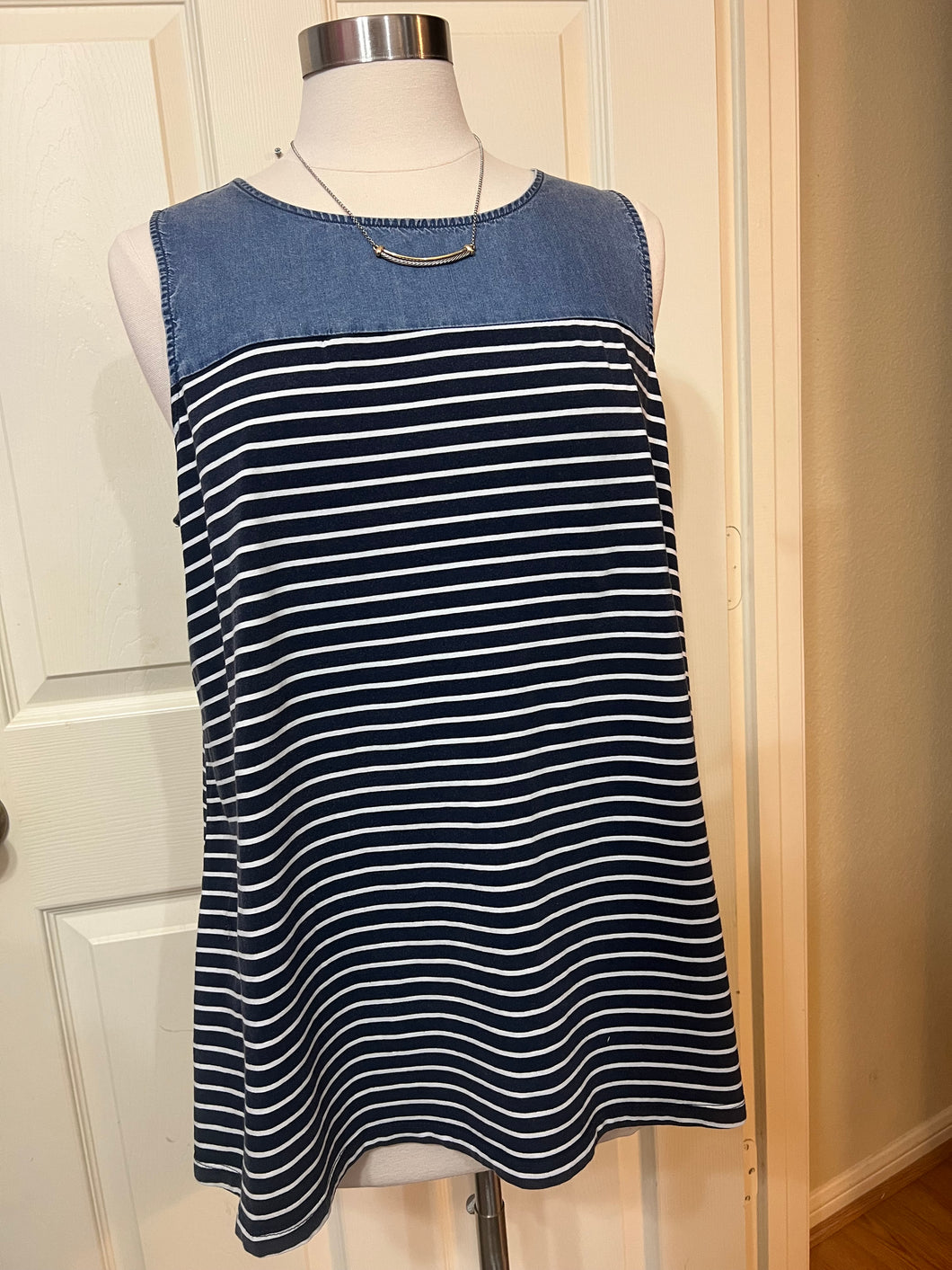 Blue Jean Baby Striped Sleeveless Top