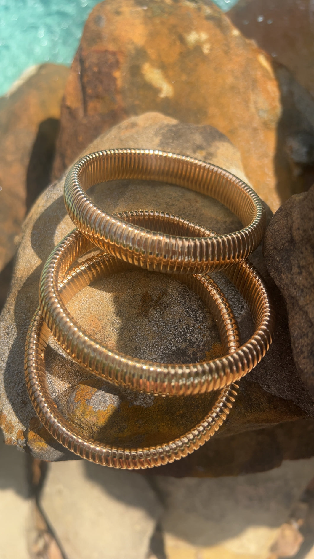 Golden Hour Flex Snake Bangle Bracelet