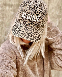 BLONDE Neutral Leopard Hat