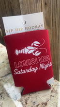 Load image into Gallery viewer, Louisiana Saturday Night Crawfish Koozie