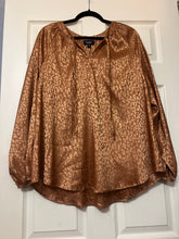 Load image into Gallery viewer, Wild About You Caramel Satin Top