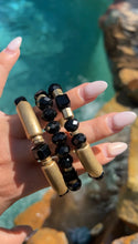 Load image into Gallery viewer, Bermuda Black &amp; Gold Bracelet Set