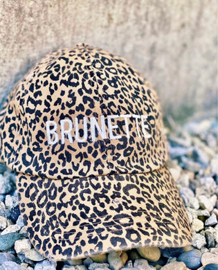 BRUNETTE Neutral Leopard Hat