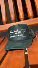 Load image into Gallery viewer, Happy Hour Trucker Hat Dark Green