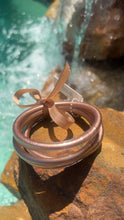 Load image into Gallery viewer, Rose Gold Metallic Jelly Bracelet Set