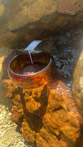 Bali Brown Marble Bangle Bracelet