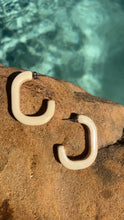 Load image into Gallery viewer, Buttercup Open Hoop Acrylic Earrings
