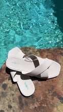 Load image into Gallery viewer, Oyster Bay Cream Jelly Sandals