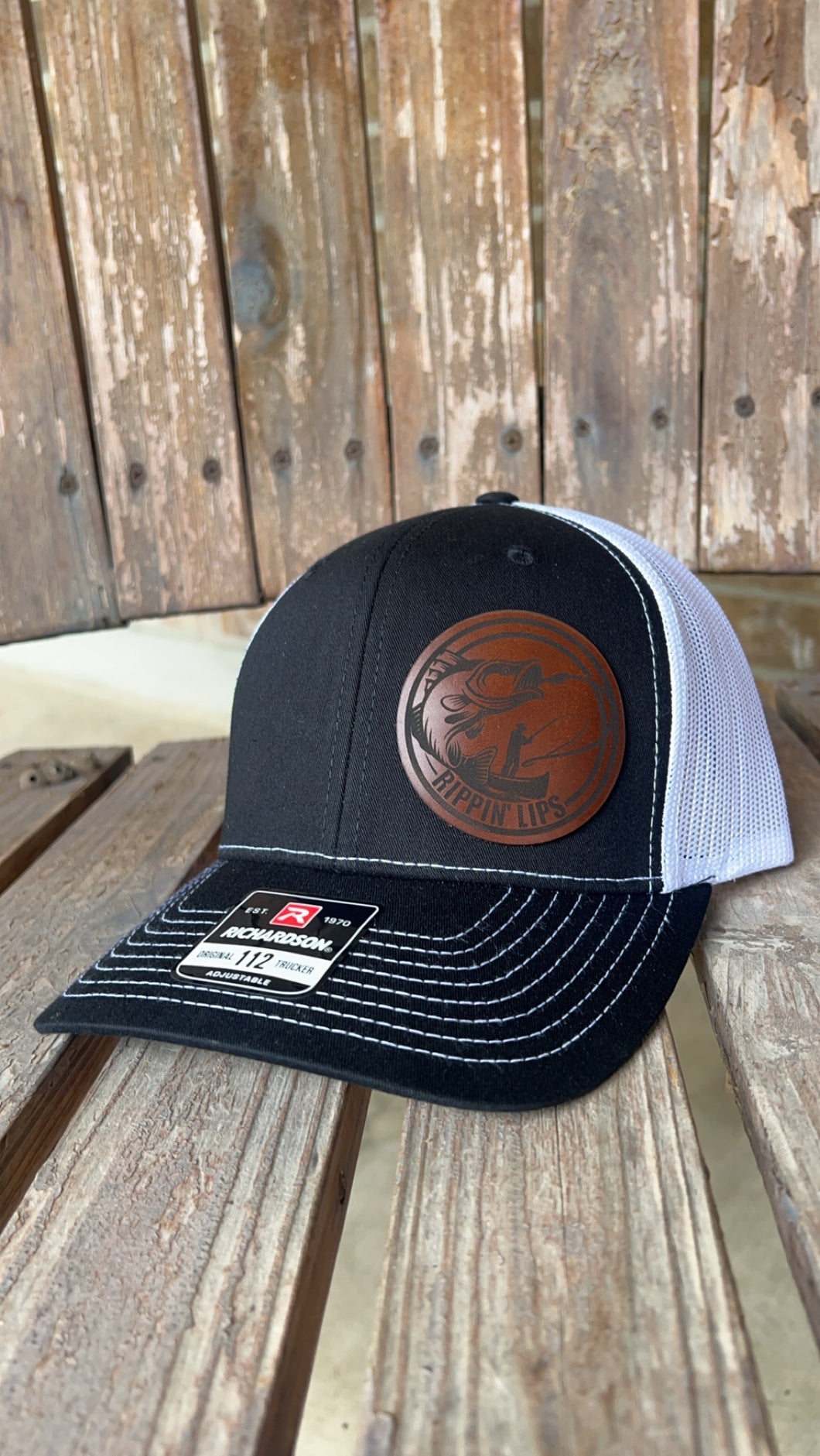 RIPPIN' LIPS Navy Richardson 112 Trucker Cap